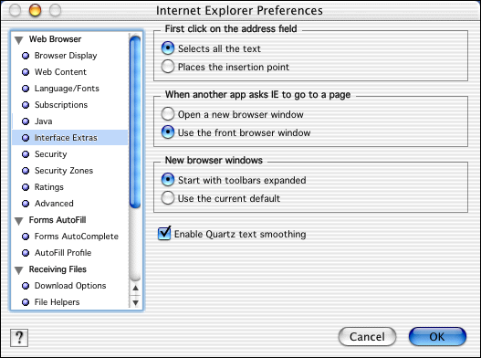 internet explorer browser for mac os x