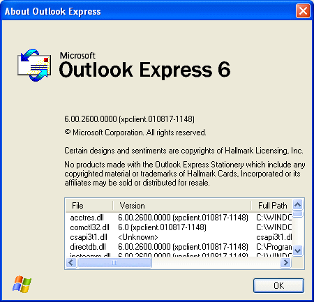 outlook express 6