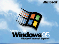 Windows 95a with Microsoft Internet Explorer 3 and Internet Mail and News